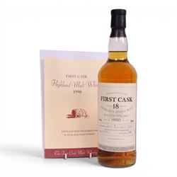 Ben Nevis 18 year old Highland single malt scotch whisky, 700ml 46% vol, First Cask; disti...