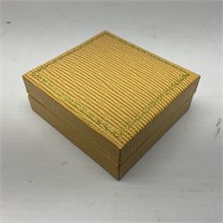 Pair of silver Baltic amber pendant earrings, stamped 925, boxed