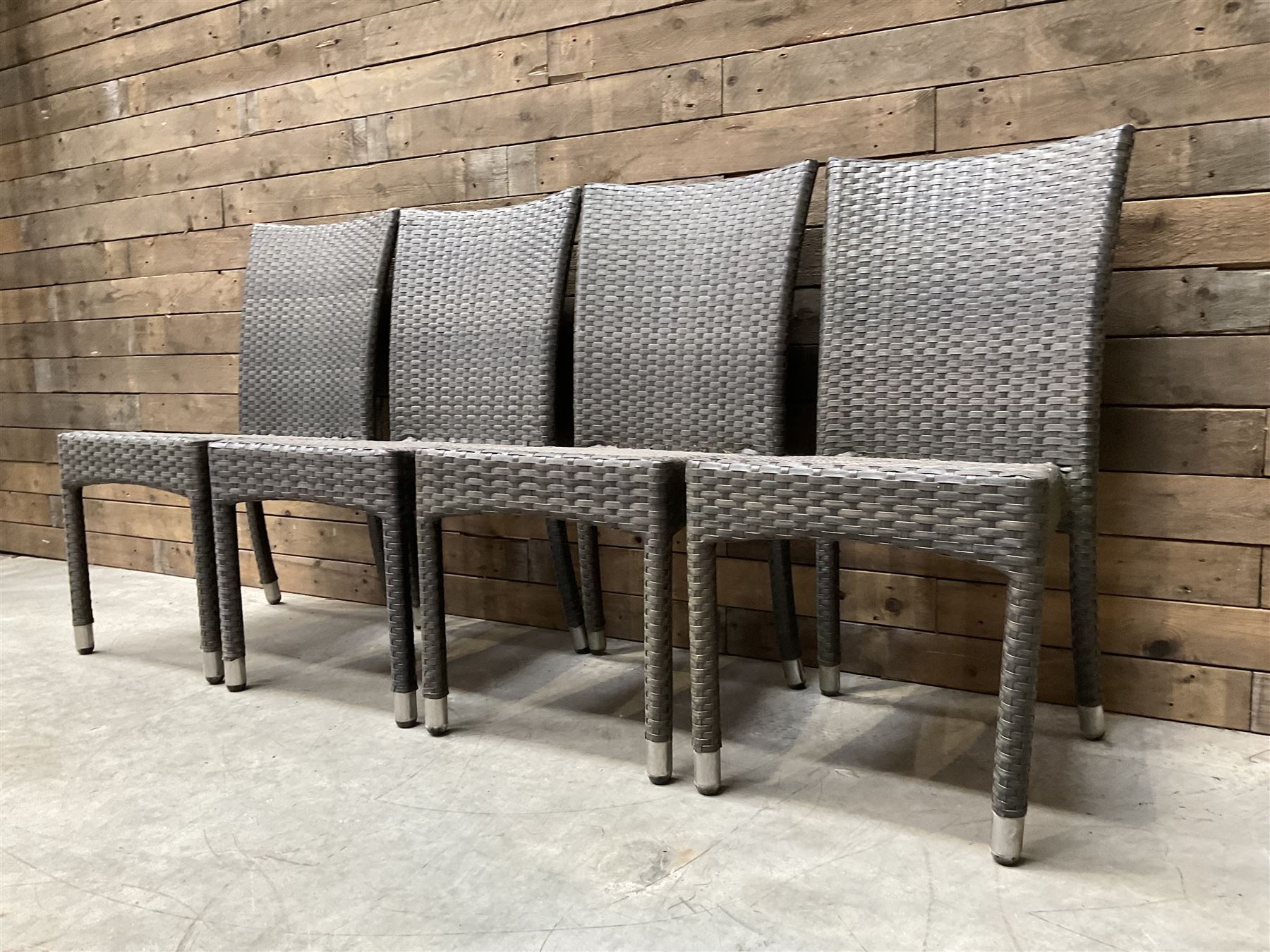 Rattan House - sixteen rattan garden chairs