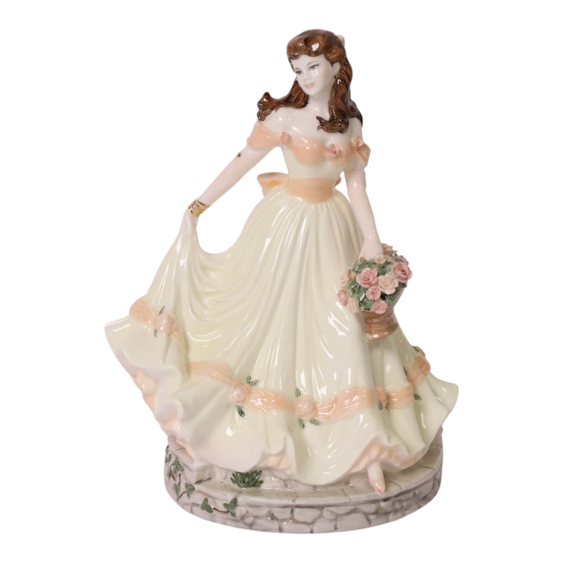 Two Coalport figures from the English Rose Collection, 1999 Admired Miranda 539/1000 and 1997 Lady Sylvia 929/1000, both with certificate