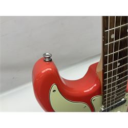 Burns Cobra Club Series electric guitar in fiesta red, serial no.1303126; L100cm