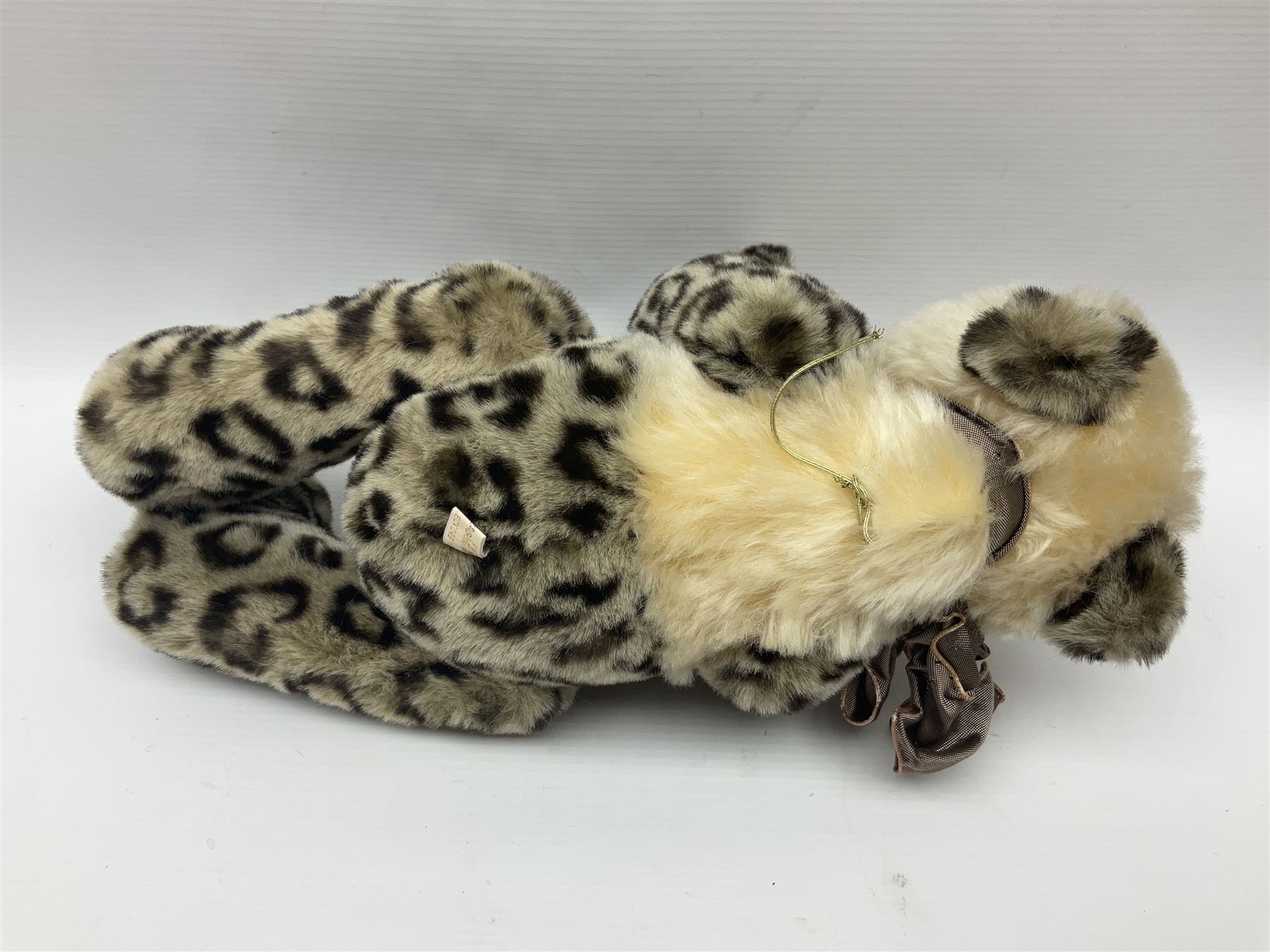 The Cotswold Bear Company - three limited edition teddy bears comprising ‘Lucas’ no. 1/1 H37cm and ‘Stonehenge’ no. 2/15 H39cm, both from the Back to the Wild Cub collection; and ‘Monsoon’ no. 3/10 H34cm from the Safari collection; all with original labels and purchase receipts (3) 