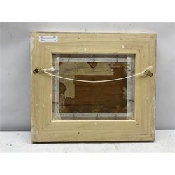 Catherine M Wood (British 1857-1939): Still Life of Roses, oil on panel signed 16cm x 22cm