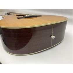 Washburn 12 - string acoustic guitar, model D10S12; serial no.G02052845; L107cm; in CNB soft carrying case