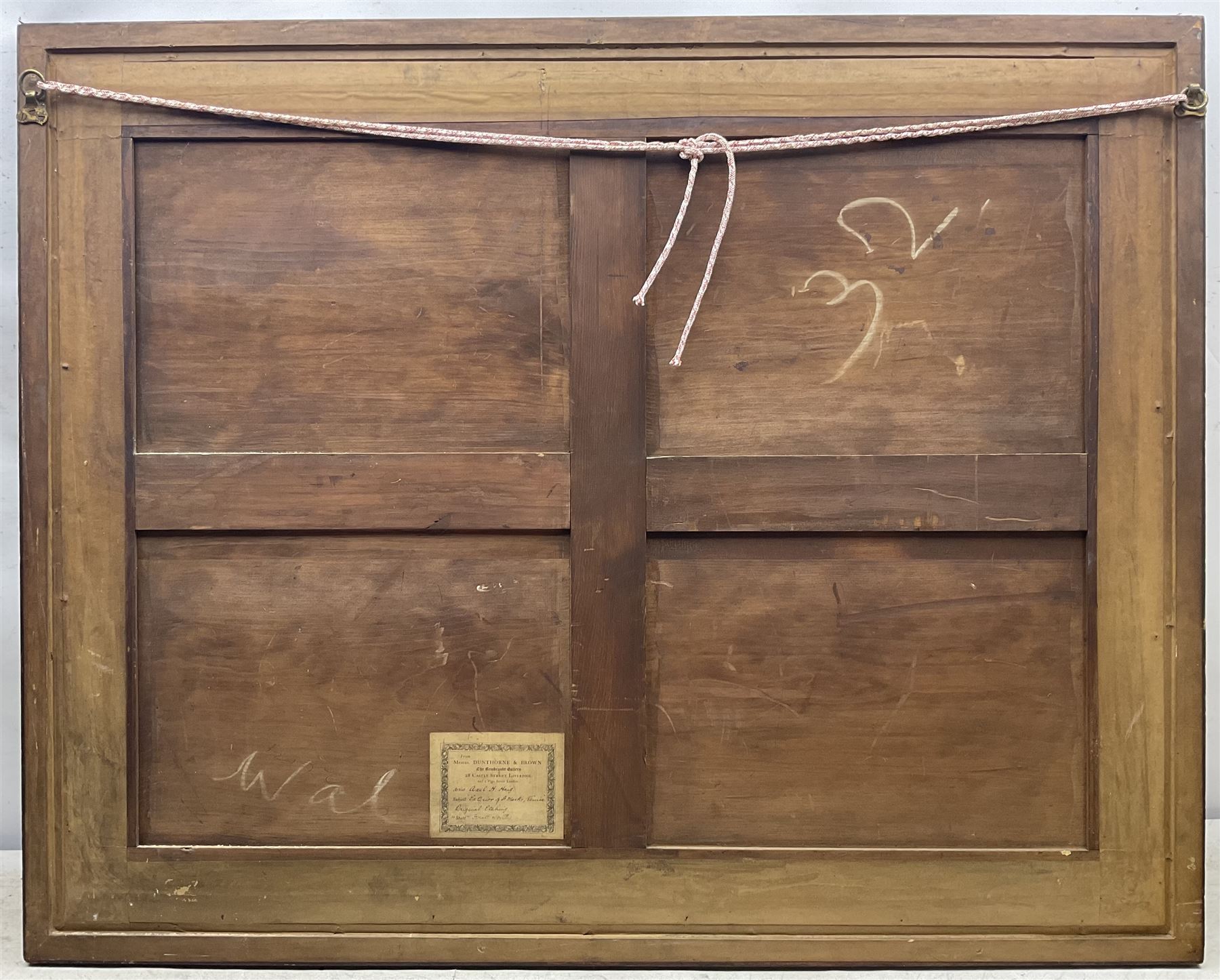 Axel Herman Haig (Swedish 1835-1921): 'Exterior of St Mark's - Venice', large etching signed in pencil, first and only state, titled on original label verso 58cm x 81cm. 