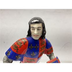 Royal Doulton Figure, Lord Olivier as Richard III, HN2881, limited edition 417/750, with certificate of authentication and original box, H28cm 