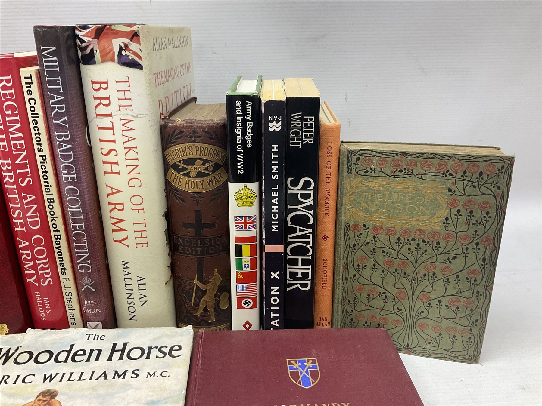 Thirty-five books of military interest including WW2, collector's reference books, fiction etc