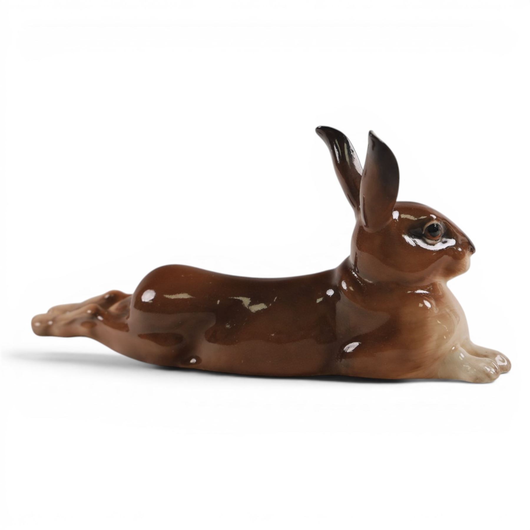 Royal Doulton Rabbit HN3593, Michel Caugant pottery tureen in the form of the rabbit