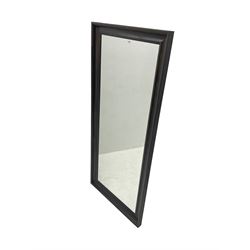 IKEA - 'Hemnes' large rectangular wall mirror with wood finish frame