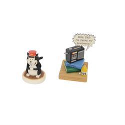 Twelve Robert Harrop Beano Dandy Collection figures, including Ma Bear, Pa Bear, Fatty, Desperate Dan One Man & His Dog, Korky the Cat and Roger the Dodger etc, all boxed 