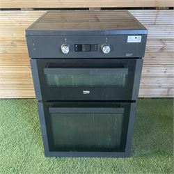 Beko BD16C55FA Double oven black finish 