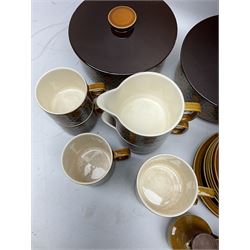 Hornsea Bronte pattern dinner and  wares, to include coffee pot, hot water jug, two milk jugs, two covered tureens etc (28)
