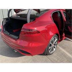 X2 GTS - JAGUAR XE SALOON - 2.0 R-Dynamic HSE 4dr, Automatic ONLY 800 miles

Year: 2019, June
Colour: Firenze Red
Mileage: 800 miles only
Fuel: Petrol
Reg: X2 GTS

As new, with cherished plate, instructions for sale from a local estate.
Buyers premium 10% plus VAT (12% inc.)