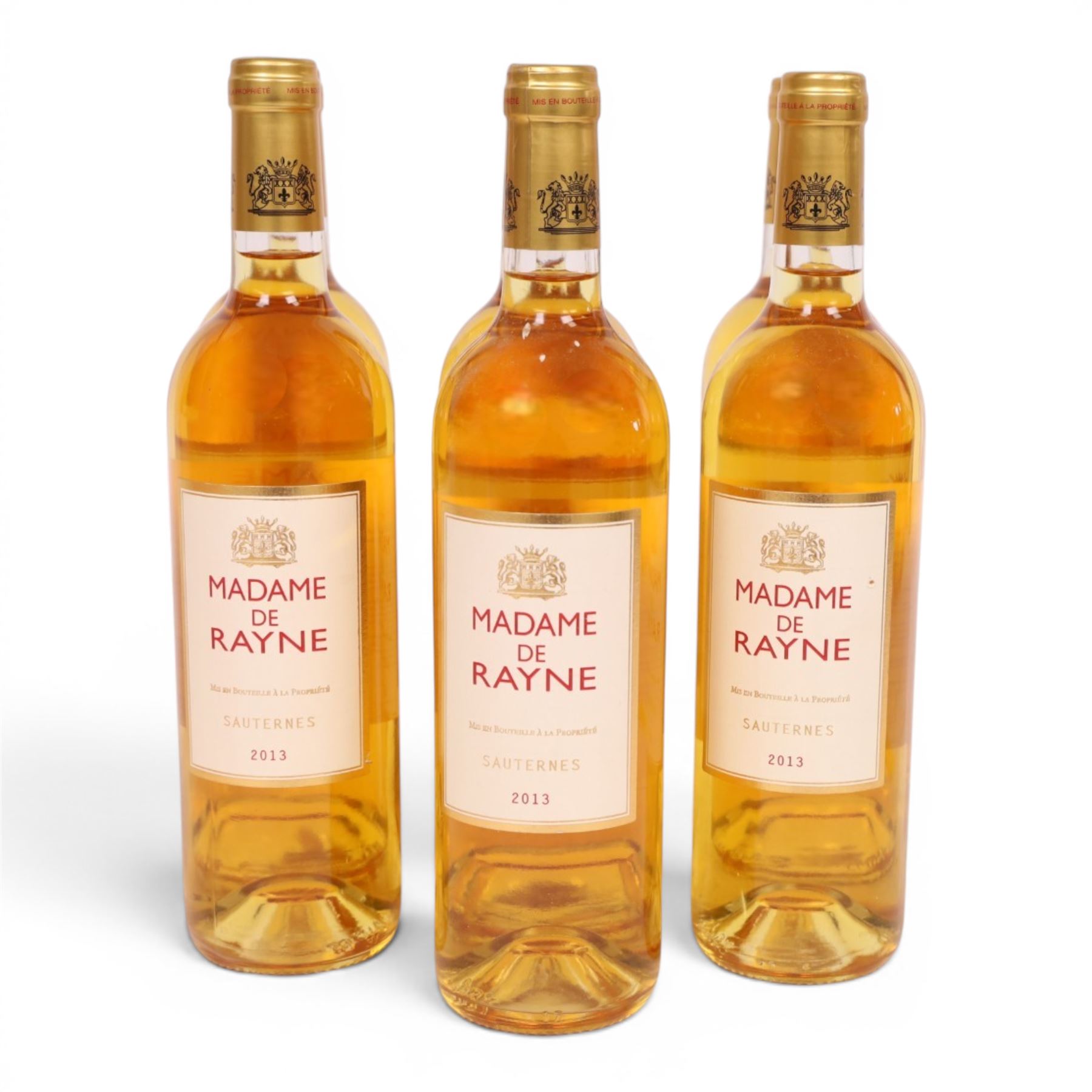 Madame de Rayne 2013 Sauternes, 750ml, 13.5% vol, six bottles