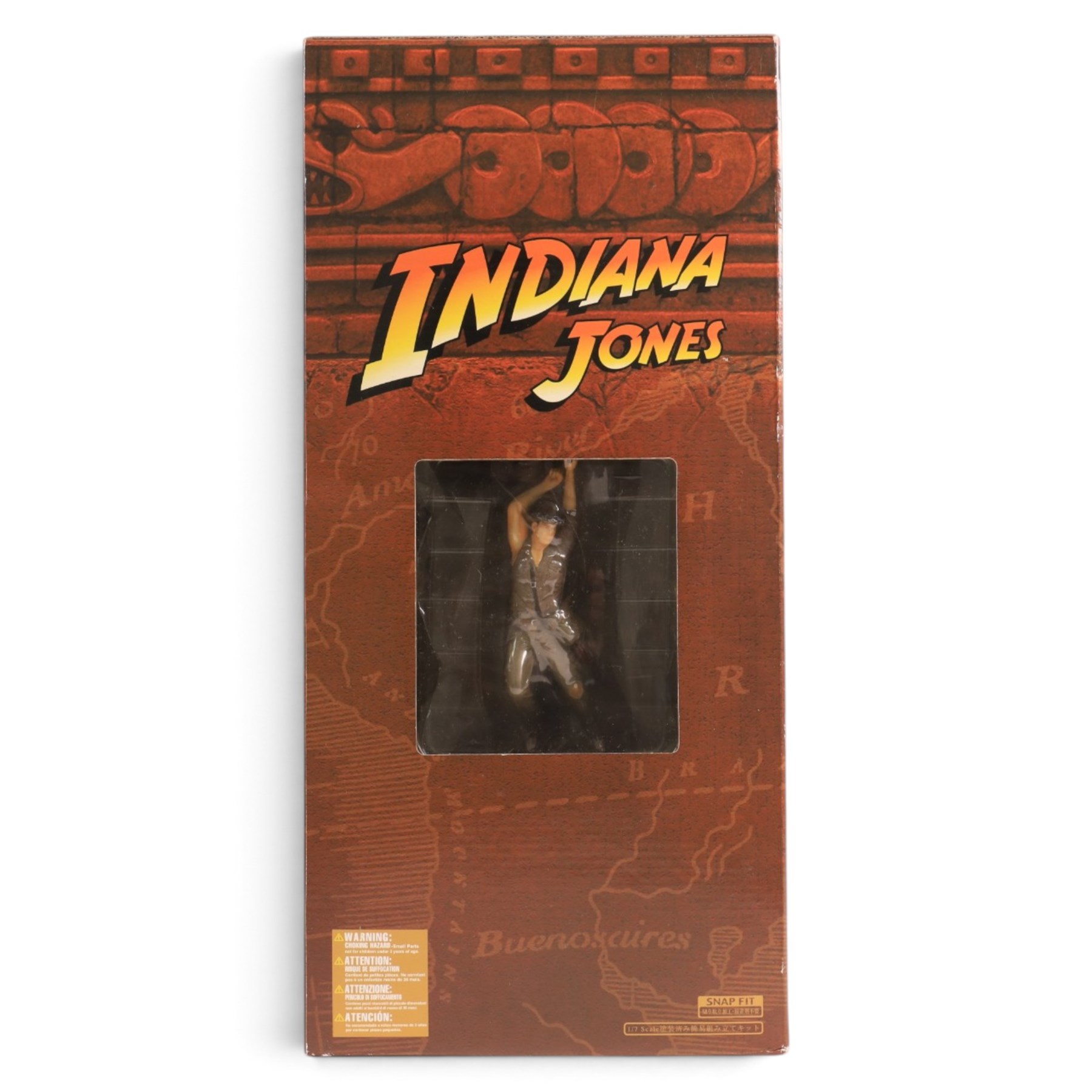 Kotobukiya Artfx Indiana Jones and The Temple of Doom Snap Fit Artfx Theatre, together with a Gentle Giant Indiana Jones Collectible Temple of Doom Collectible Mini Bust, both boxed