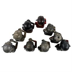 Collection of cast iron Jolly money boxes 