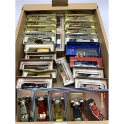 Twenty-seven modern die-cast models by Models of Yesteryear, Days Gone, Solido etc including Historic Racers, promotional vehicles, cars etc, all boxed/blister packed (27)