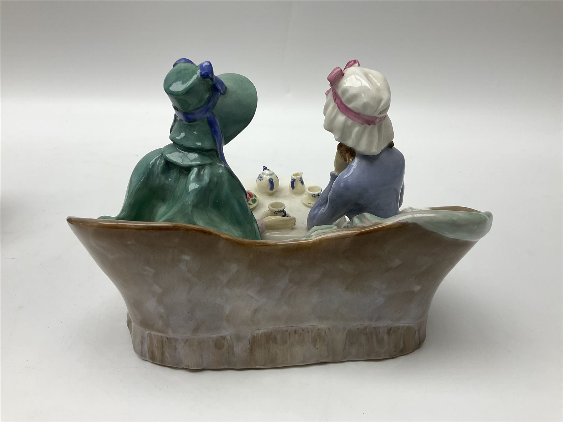 Two Royal Doulton figures, Teresa HN1683 and Afternoon Tea HN1747, both with printed mark beneath  