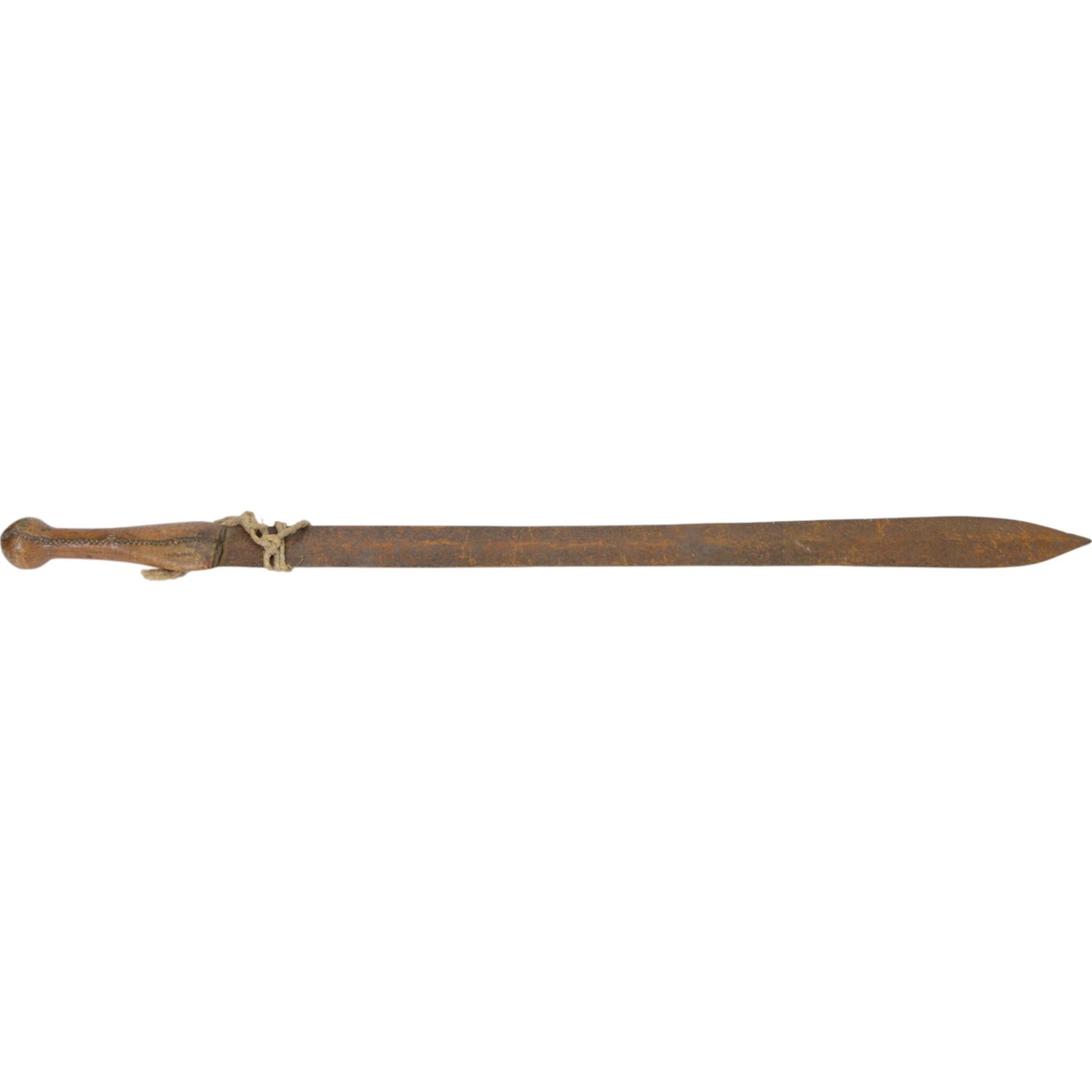 French Bayonet, with metal scabbard, together with two other bayonets, Kyhber sword and other swords and weapons 