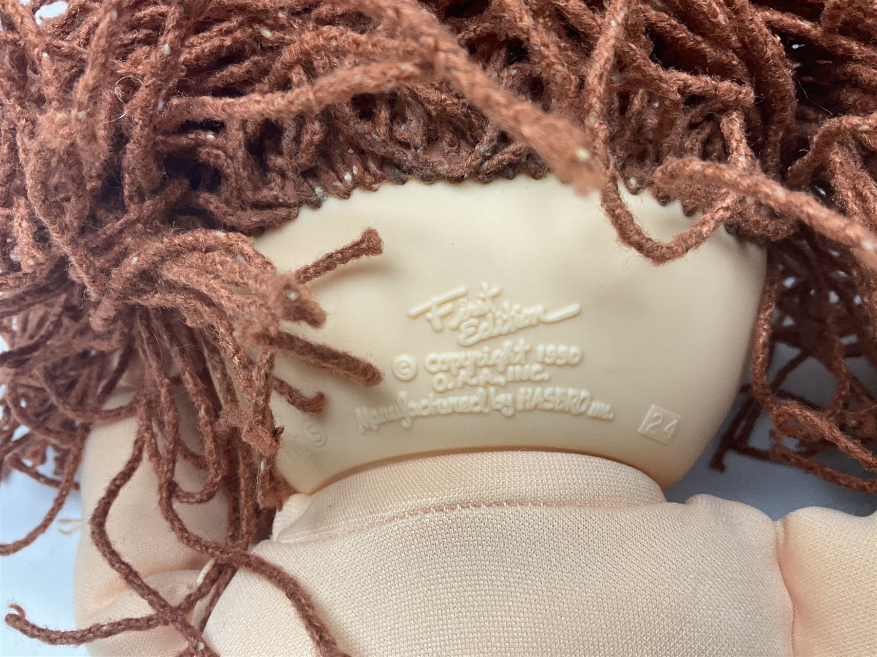 Plush covered soft toy of a swimming duck with squeeze type musical action L17cm; and collection of ten Cabbage Patch type dolls by various makers including Mattel, Hasbro, Appalachian Artworks, Migliorati etc