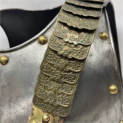 Copy of a Belgian Cuirass breastplate and backplate