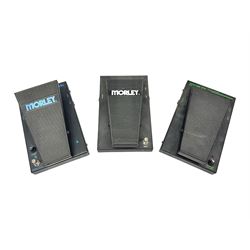 Three Morley guitar effects pedals, incl