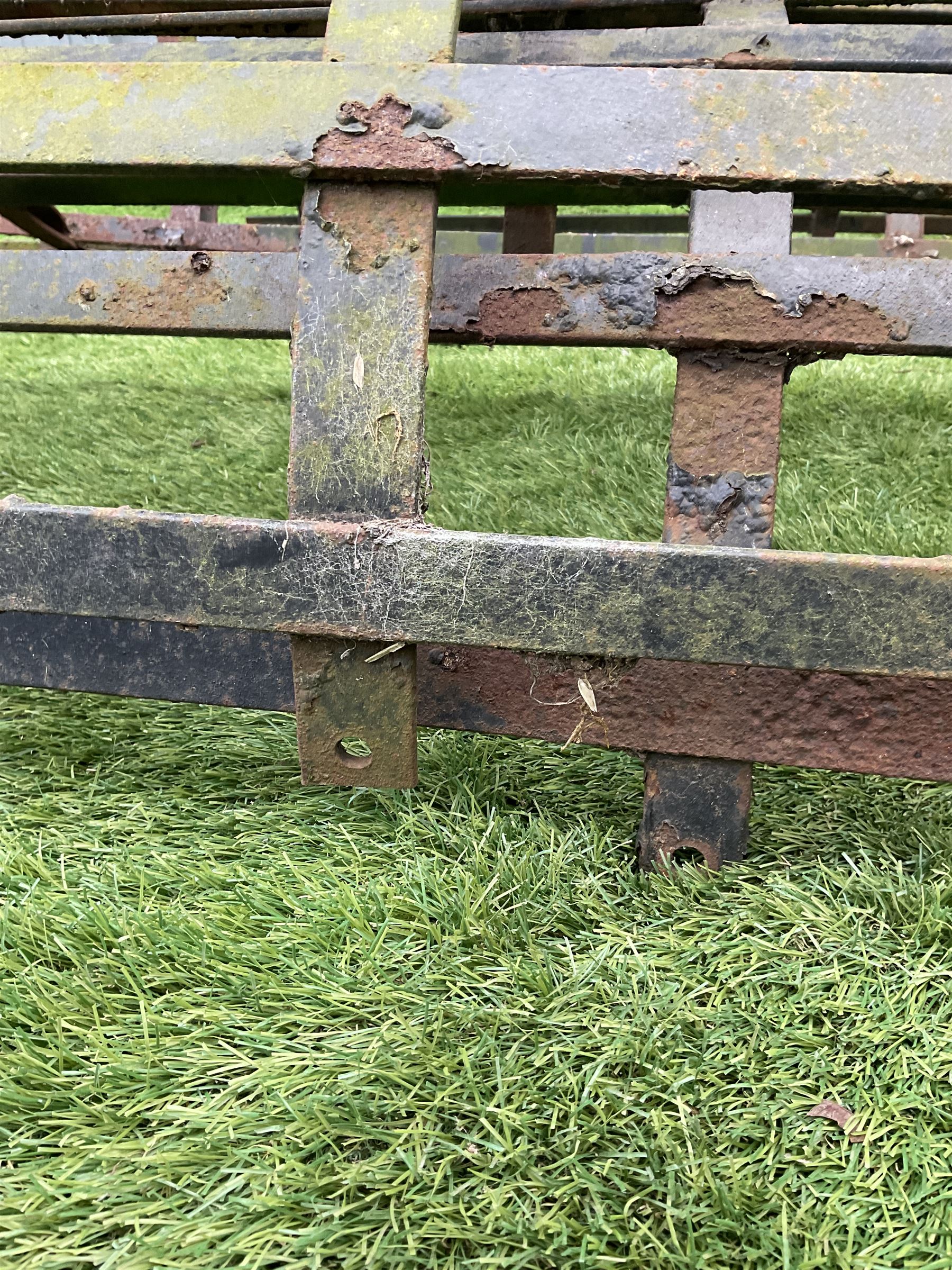 Pair of Wrought metal parkland tree guards - THIS LOT IS TO BE COLLECTED BY APPOINTMENT FROM DUGGLEBY STORAGE, GREAT HILL, EASTFIELD, SCARBOROUGH, YO11 3TX