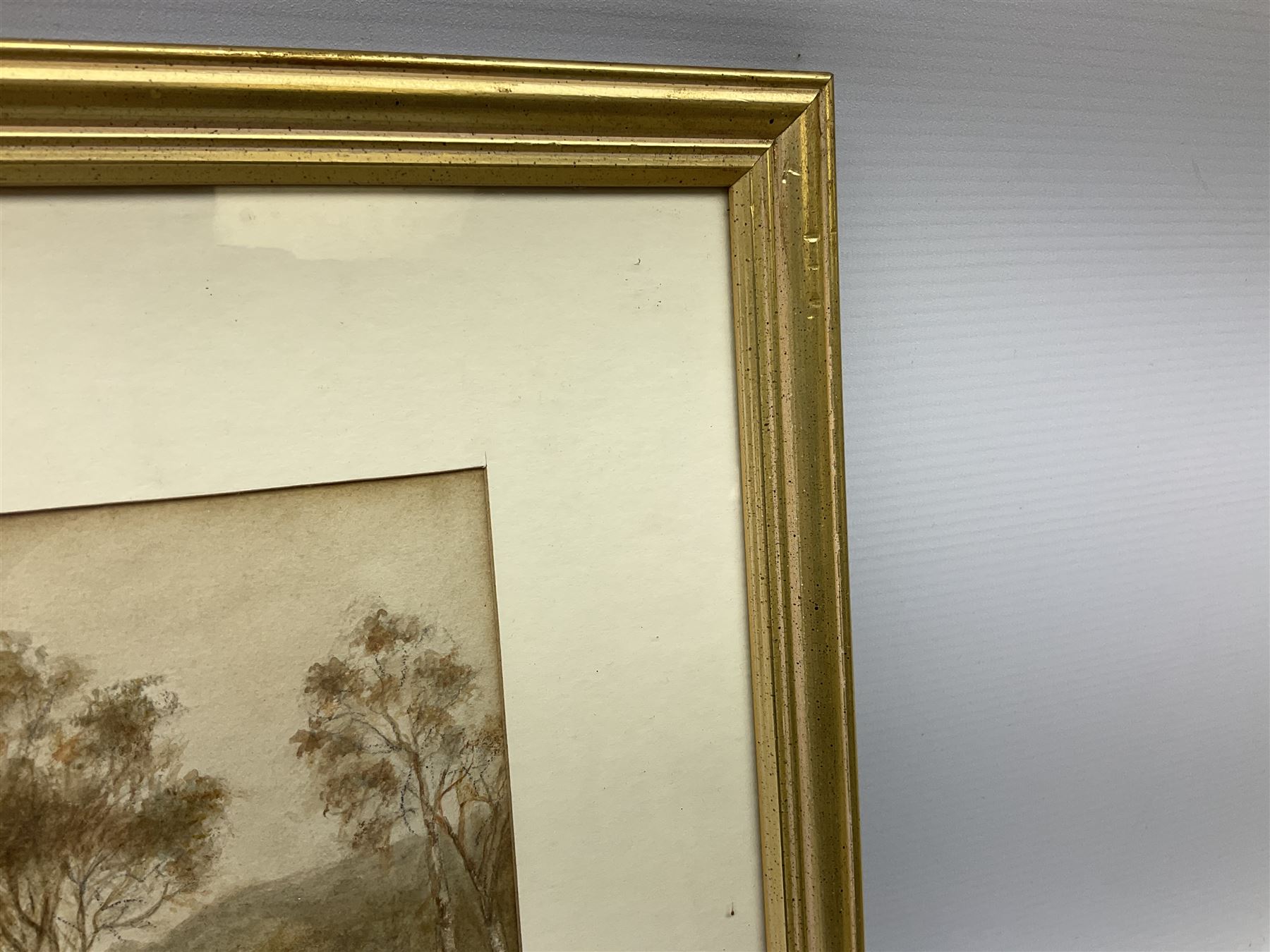 E L R (British 19th century): Loch Fishing with sailing boats, watercolour signed and dated 1893 together with two more similar watercolours max 24cm x 60cm (3)