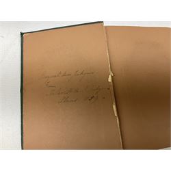 Smiles, S; 'The Story of the Life of George Stephenson' pub John Murray 1859 & Reynolds M 'Locomotive engine Driving' pub Crosby Lockwood 1880, both gilt, 2 volumes
