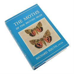 Six natural history books, Souths; Moths of the British Isles Vol.1 and 2, Furneaux; Butterflies, Moths and Other insects, Collins pocket guide to British Birds, The Field Naturalists Handbook and New Zealand Birds and How to Identify them