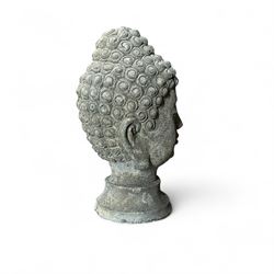 Small cast stone Thai Head