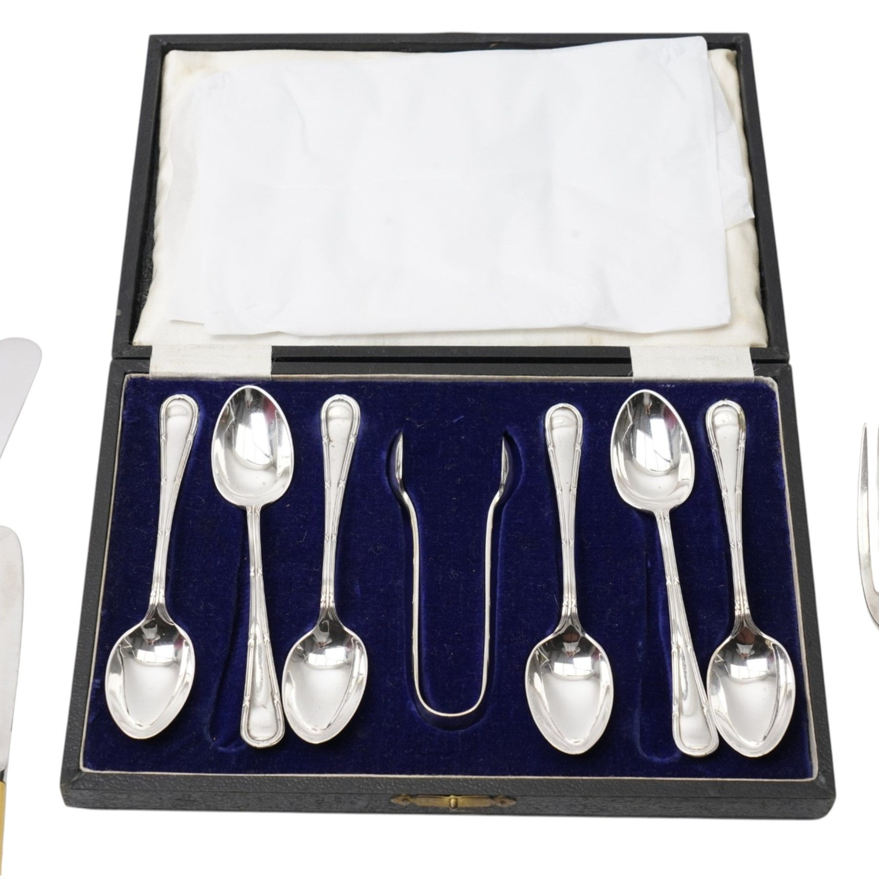 Small amount of silver plated and other cutlery