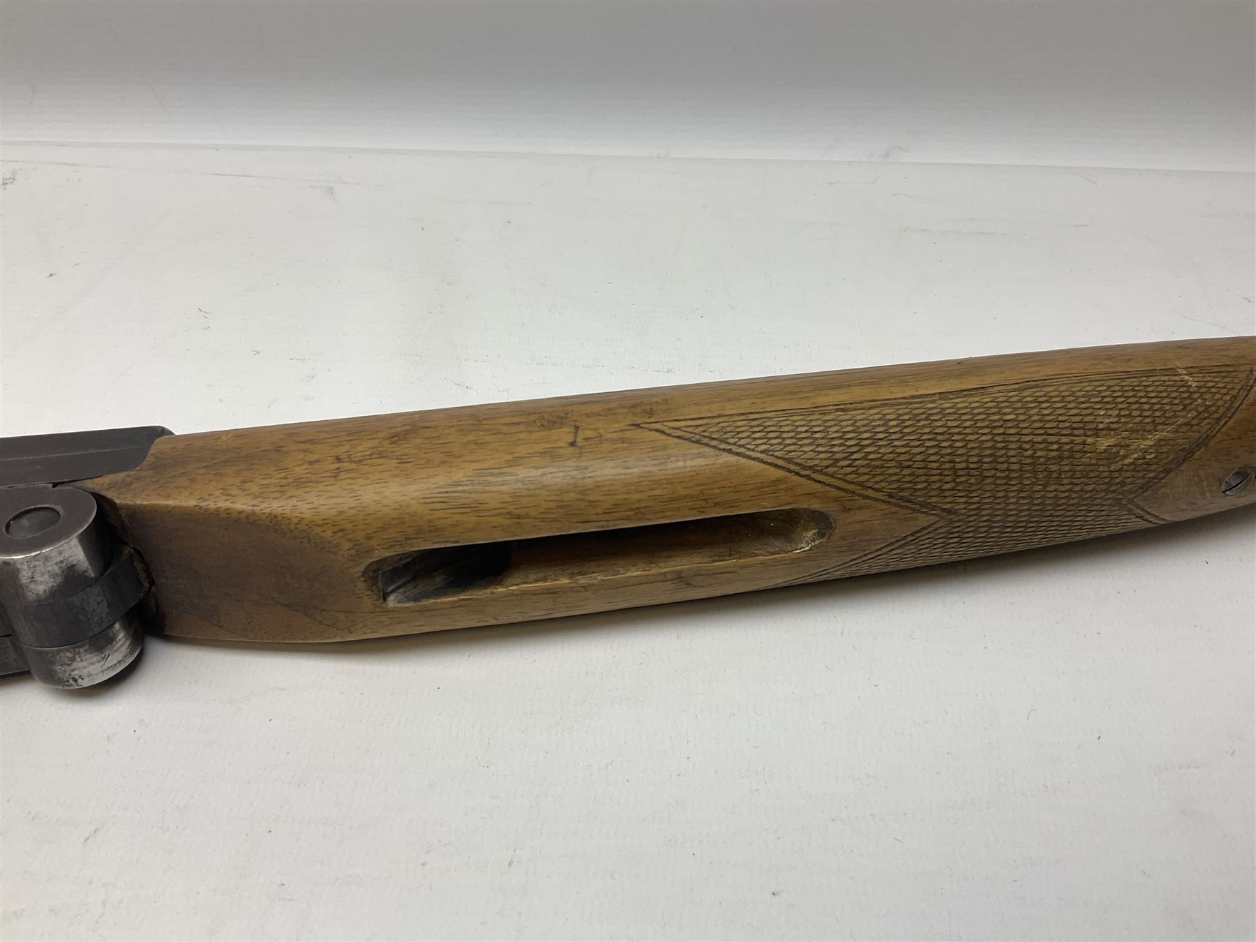 Italian Boehler Blitz .410 folding single barrel shotgun, walnut stock with 70cm barrel, chequered grip and fore-end with cross action safety, No.1779, L112cm overall SHOTGUN CERTIFICATE REQUIRED