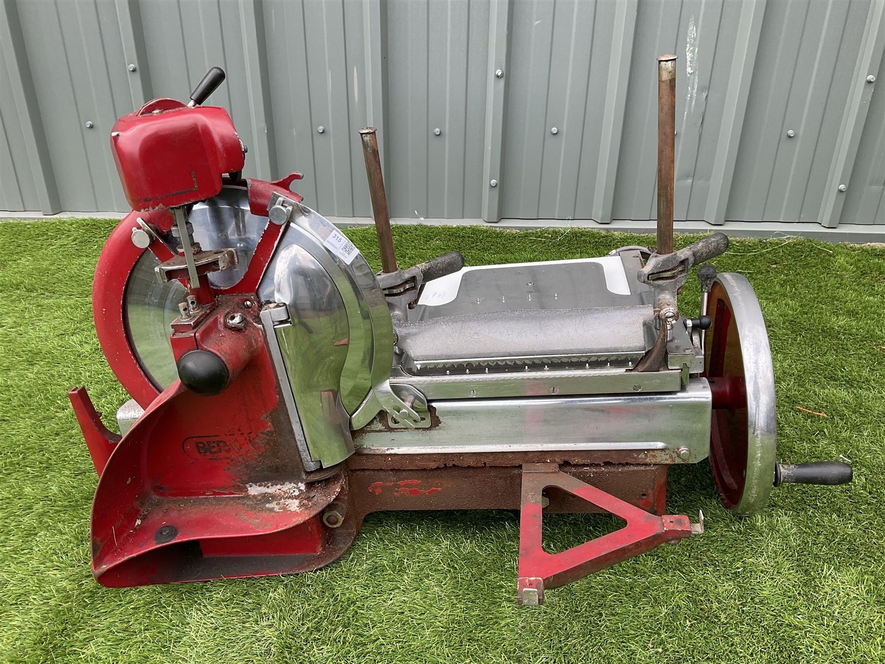 Berkel Model 22 flywheel meat slicer - THIS LOT IS TO BE COLLECTED BY APPOINTMENT FROM DUGGLEBY STORAGE, GREAT HILL, EASTFIELD, SCARBOROUGH, YO11 3TX