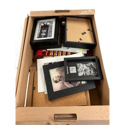 Collection of replica German WWII items, including solider figures, street sign etc, in three boxes 
