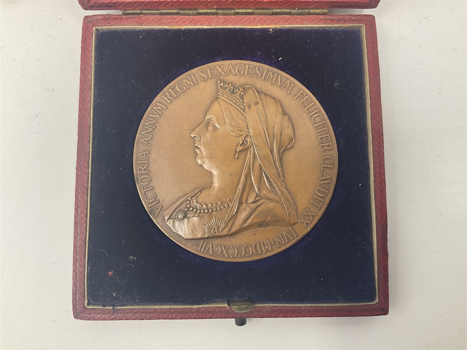 Queen Victoria Diamond Jubilee 18371897 commemorative bronze medallion
