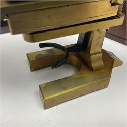 Two R & J Beck microscopes, no 22512 and no 25117, both in original wooden boxes 