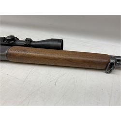 Marlin Model 39A Mountie .22 rim-fire rifle with 51.5cm barrel and under lever action with Bisley 3-9 x 40 variable scope L93cm overall SECTION 1 FIRE-ARMS CERTIFICATE REQUIRED
