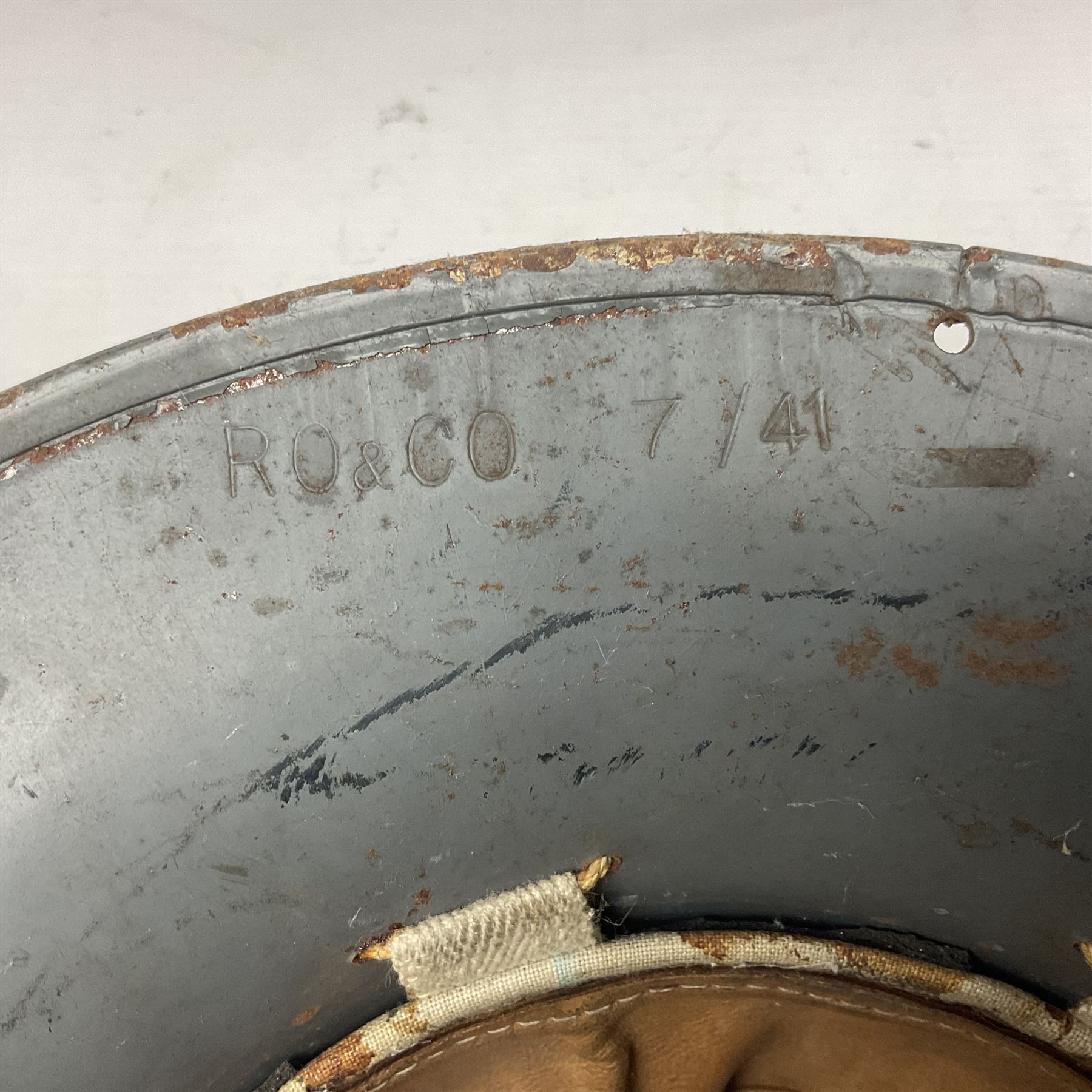 Two air force jackets, together with two helmets and Bamberger Mutzen Industrie German military hat and two others 