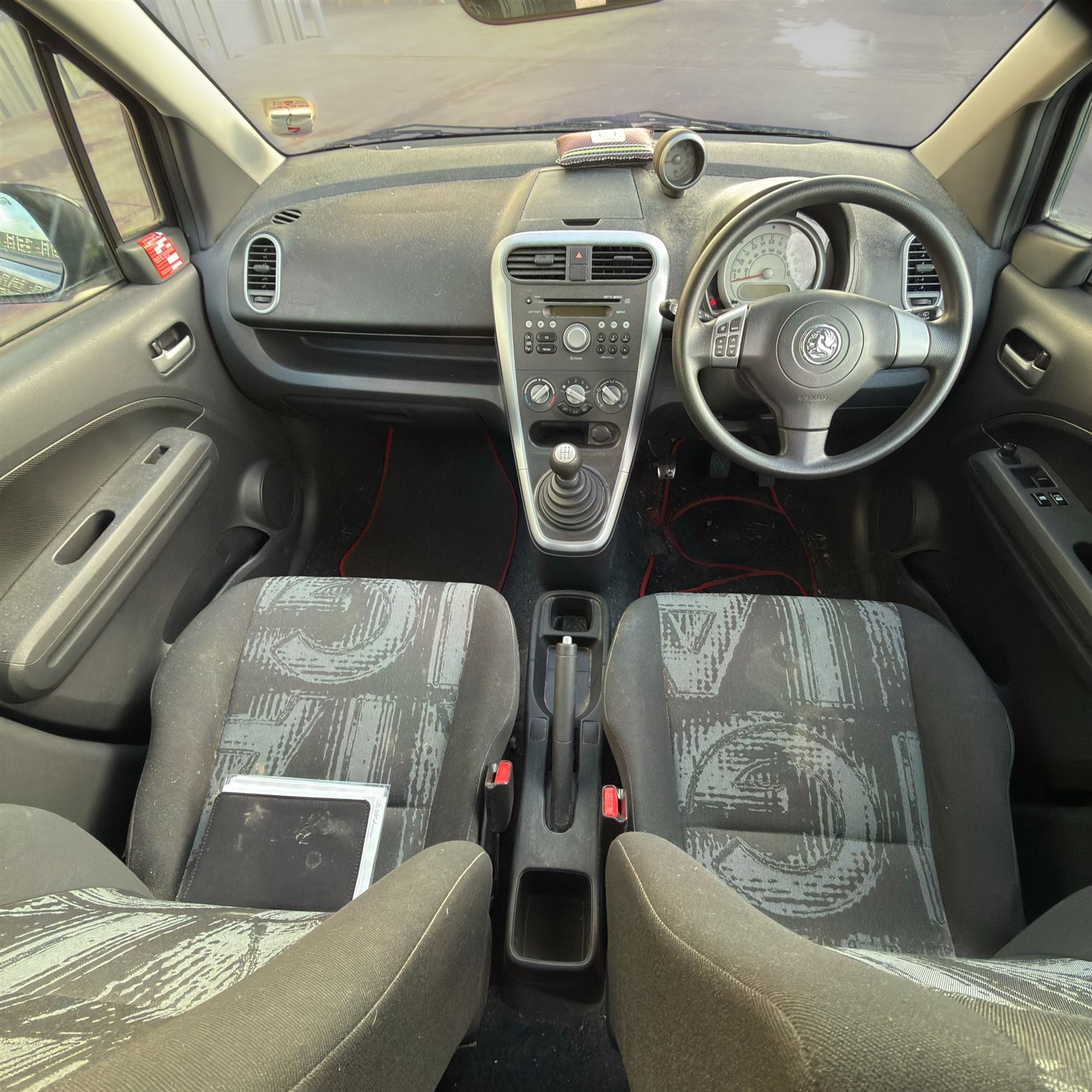 VAUXHALL AGILA HATCHBACK - 1.2 VVT ecoFLEX S 5dr, 2013, Black, Manual, 37600 Miles, (NU13 UPS)