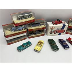 Ten Matchbox Models of Yesteryear; Matchbox Dinky Collection No.DY-S 17; all boxed; and six unboxed Matchbox models (17)