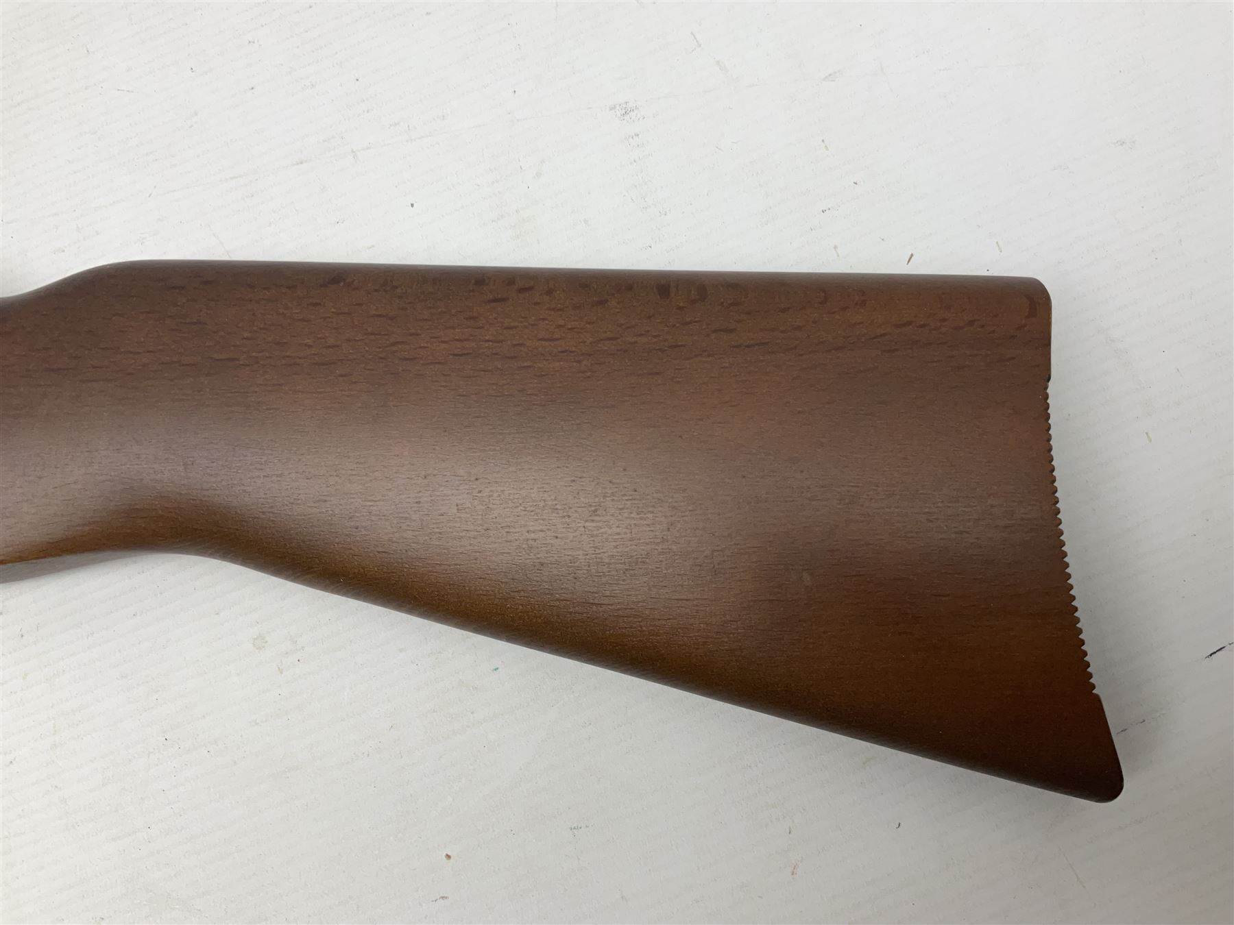 BSA Meteor .22 cal. air rifle with break-barrel action, serial no.TH80547, L106.5cm overall; in original box with accessories. NB: AGE RESTRICTIONS APPLY TO THE PURCHASE OF AIR WEAPONS.