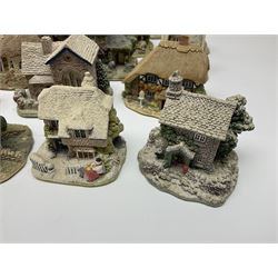 Thirty Lilliput lane, to include Hill Top, Bottle Oven, April Cottage, Thimble Cottage, Honeysuckle III, Gullivers Pantry etc