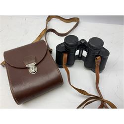 Three pairs of Carl Zeiss Jena binoculars, Jenoptem 10x50W, Jenoptem 8x30W and Deltrintem 8x30W, all cased (3)