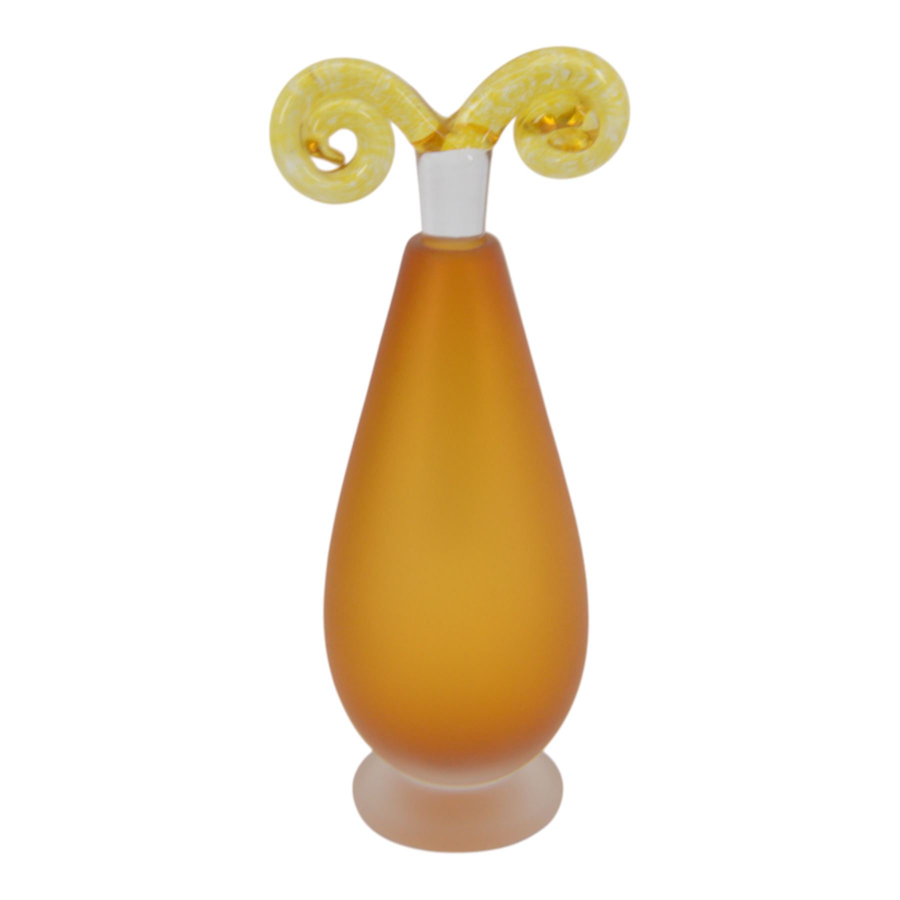 Bob Crooks (1956-) for First Glass, three glass scent bottles and stoppers, largest H24cm