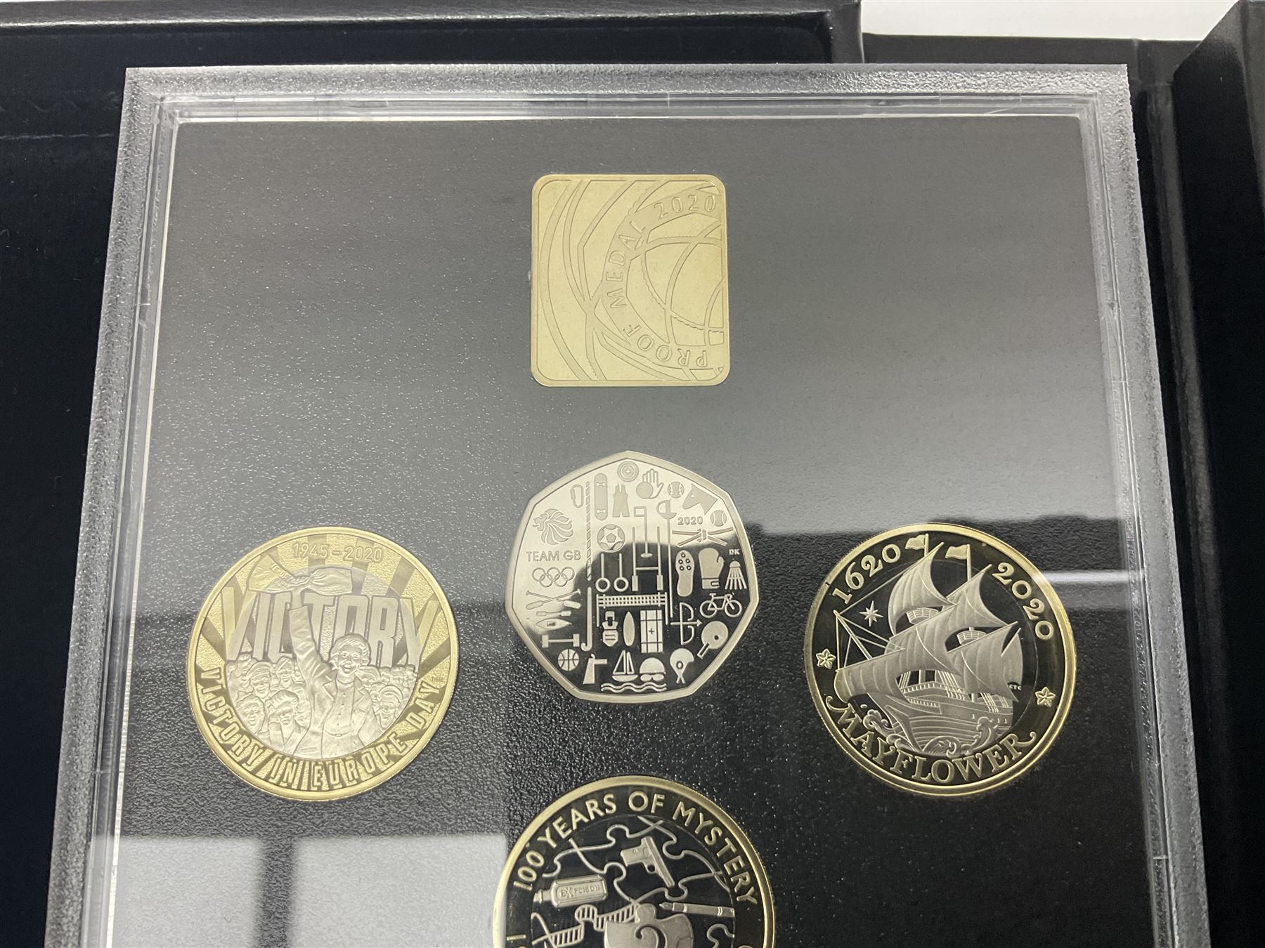 The Royal Mint United Kingdom 2020 proof coin set collector edition, cased with certificate