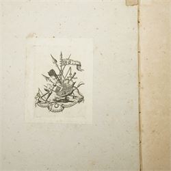 ‘Washington’s Letters’ – A volume containing facsimiles of President George Washington’s letters to Sir John Sinclair Bart M.P. published in London 1800, original boards and with the book plate of Sir William Strickland 6th Baronet of Boynton. Sir William Strickland d1834 was a keen naturalist with an interest in agriculture.
In 1795 he travelled to America where he met Thomas Jefferson, the 3rd President.(d 1826)
He published a survey on American agricultural methods, land prices and wages etc ‘Journal of a Tour of the United States of America 1794-1795’.
He evidently had an interest in coins and may have been in Philadelphia when America's first coinage was struck as he brought early examples home with him.
In 1819 his daughter Priscilla married Charles Winn d1874  the owner of the Nostell Priory estate.
Their descendent Roland Winn, 4th Baron St Oswald d 1984 sold 30 of the American coins at Christie’s in 1964 and in 2015 a flowing hair dollar was sold as part of the D Brent Pogue collection for almost five million dollars
