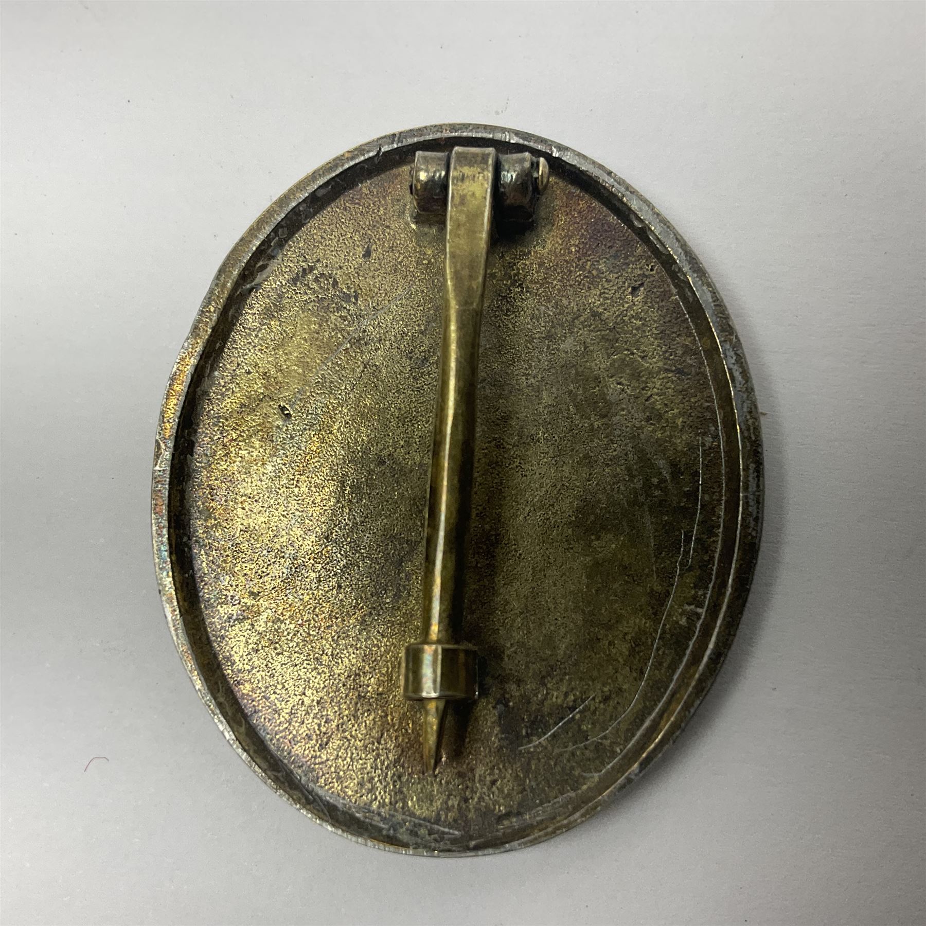 Four German awards c1957 - Knights Cross of the War Merit Cross, War Merit Cross 1st Class, Faithful Service Cross and Silver Wound badge (4)