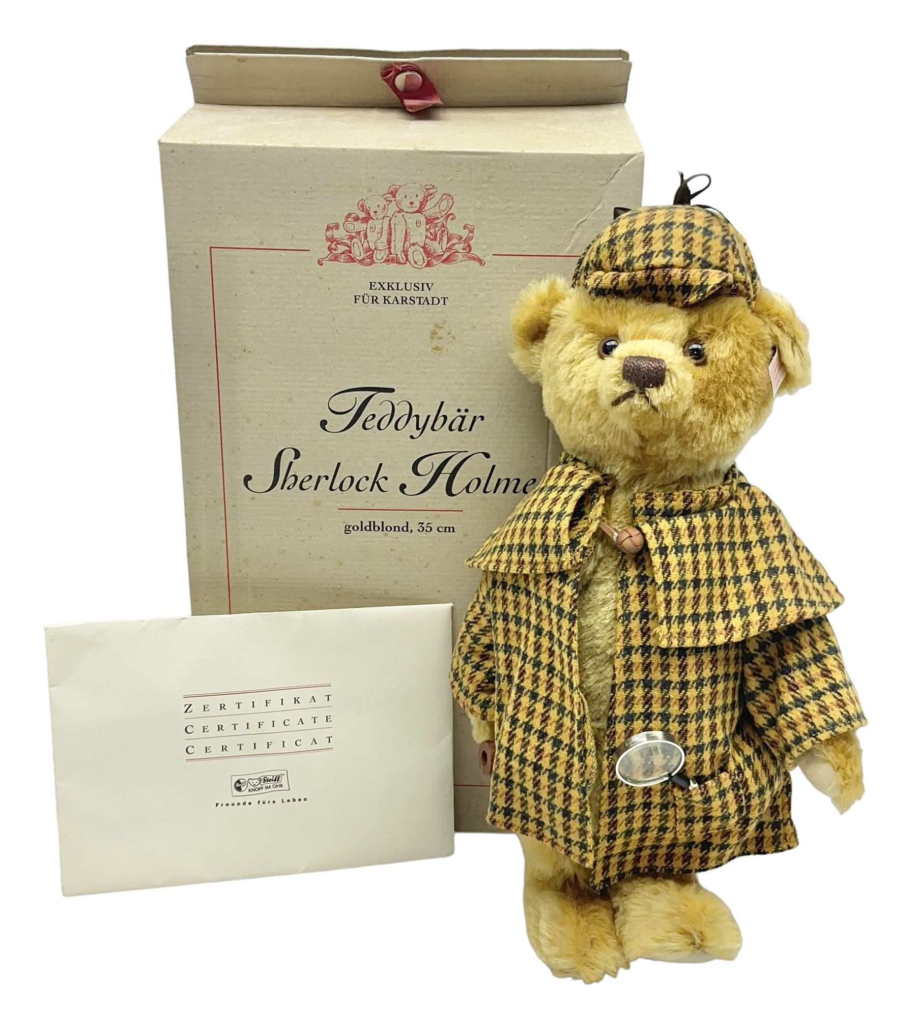 Harrods　SHERLOCK HOLMES BEAR　36cm　テディベア Amazon.co.jp: British Sherlock Holmes Teddy Bear : Toys & Games