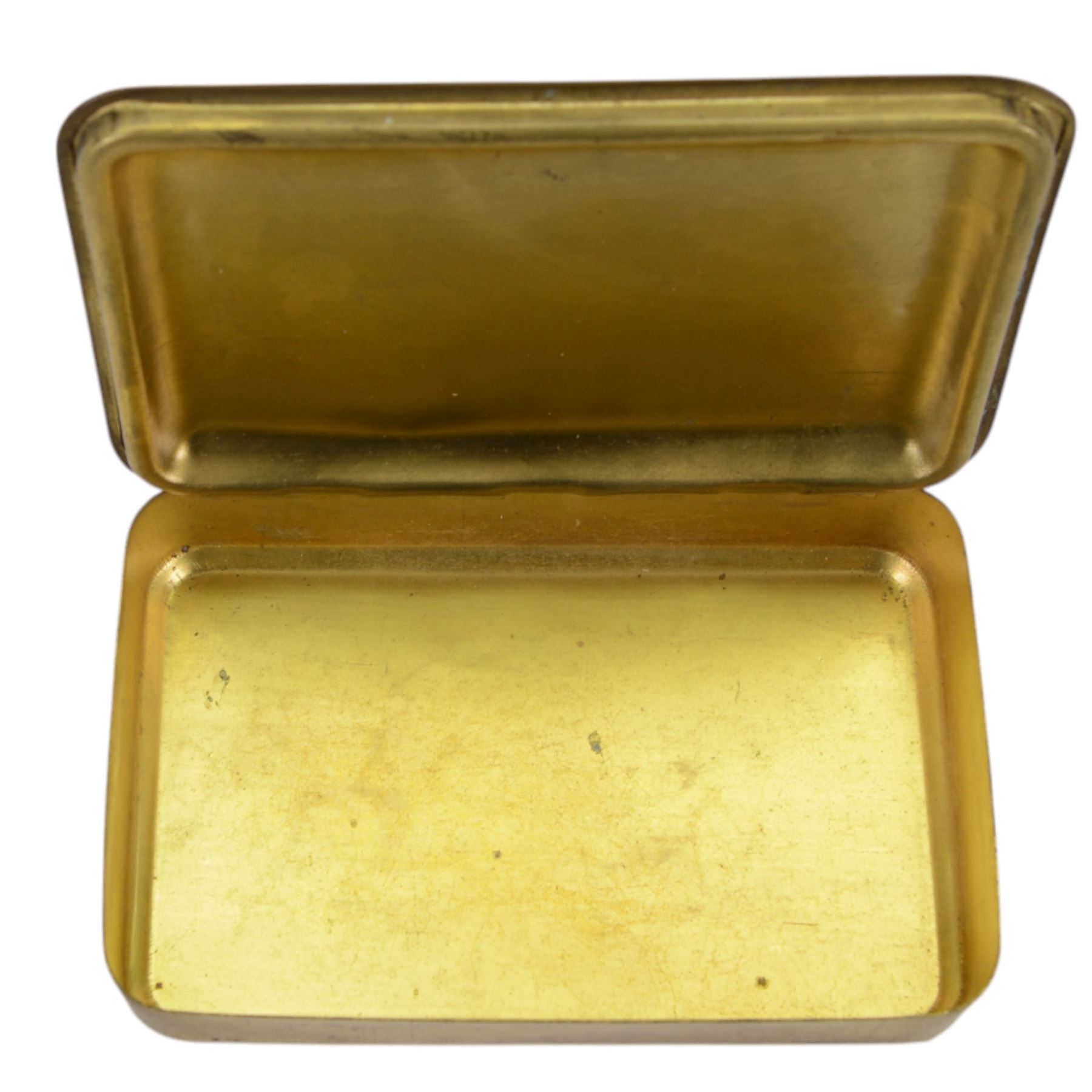 WWI British christmas 1914 Princess Mary brass gift tin box
